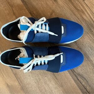 Balenciaga Blue and Navy Sneakers